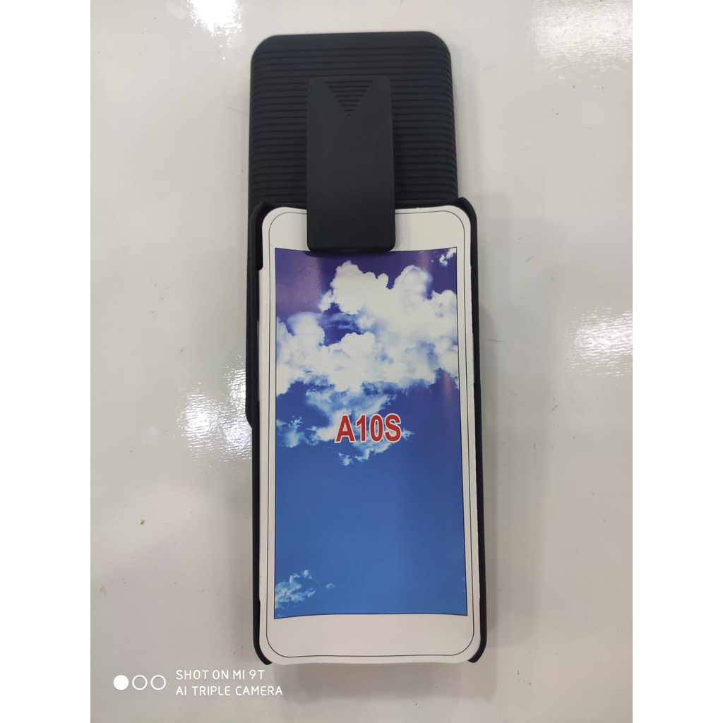 capa Capinha suporte A10s Belt Clip Samsung Galaxy A10s + Suporte Cinto Belt Flip