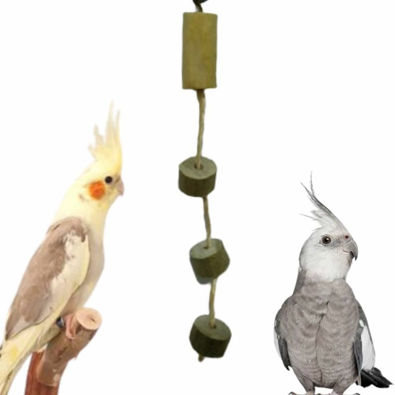 Pêndulo Rústico Brinquedo Para Aves