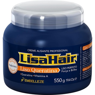 Creme alisante lisahair liso queratina