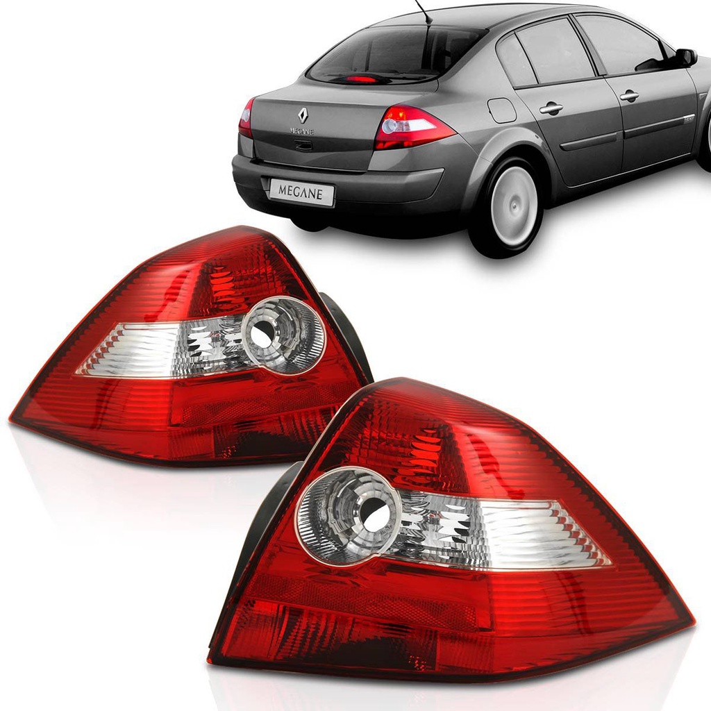 Lanterna Megane Sedan 2007 2008 2009 Bicolor em Oferta na Shopee