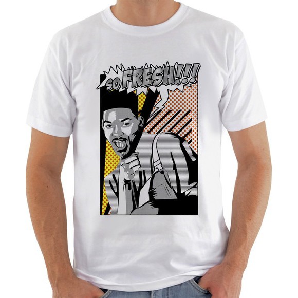 Camiseta Masculina So Fresh Wil Smith Um Maluco no Pedaço Camisa