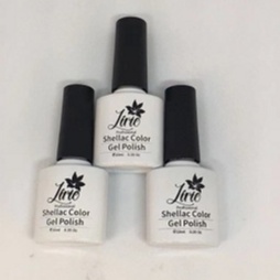 Esmalte Em Gel Lirió Branco Para Francesinha Seca Na Cabine