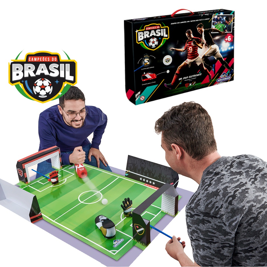 Jogo De Futebol Gol A Gol Campeoes Do Brasil - Adijomar