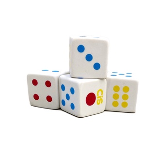 Borracha CIS Formato de Dado Macia Escolar Dadinho 3D