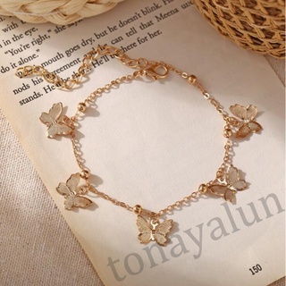 tona Butterfly Tornozeleira Multilayer Love