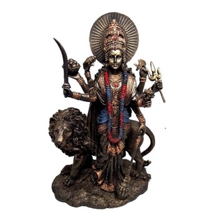 Estatua Estatueta Deusa Durga Wicca