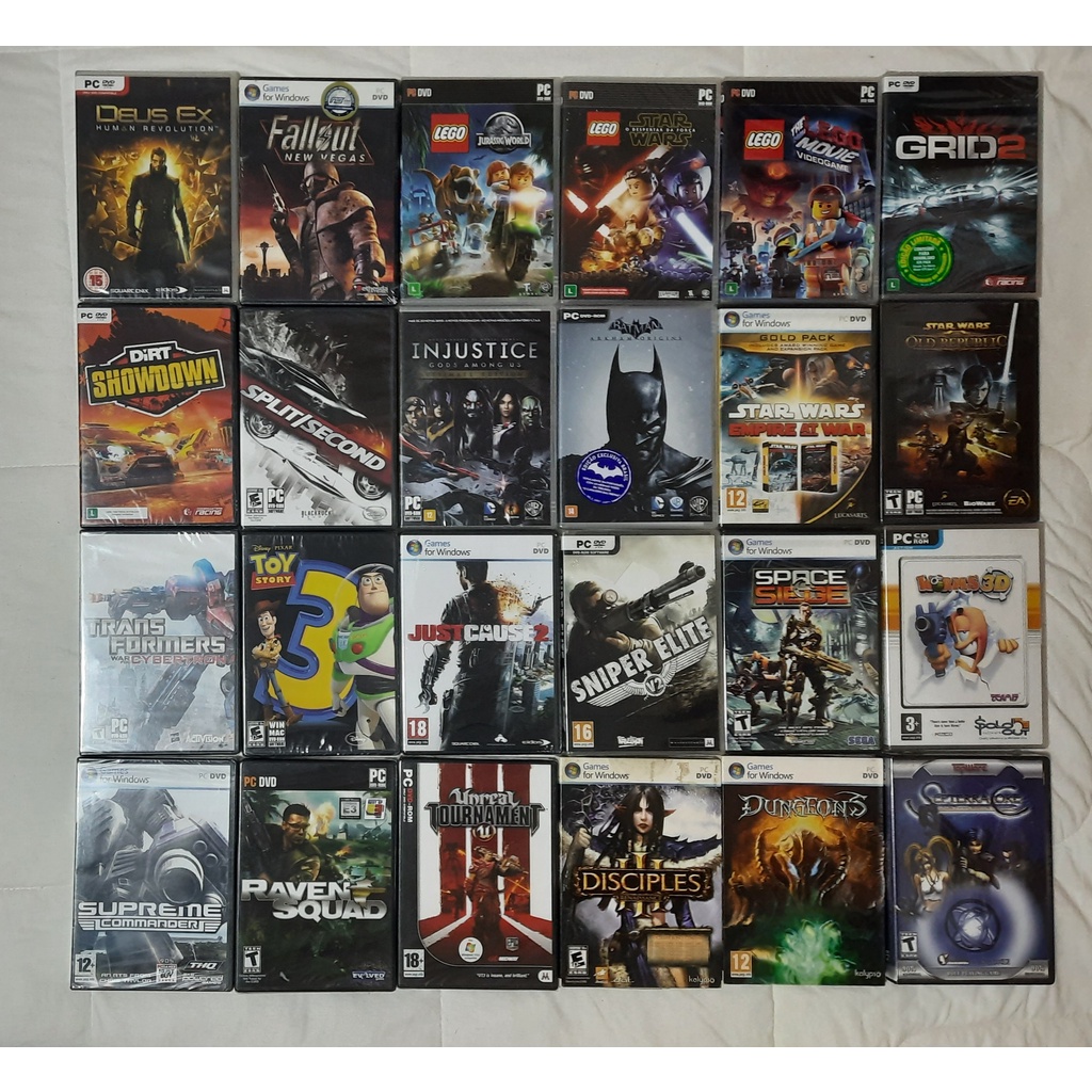 Jogos para PC Lacrados Importados