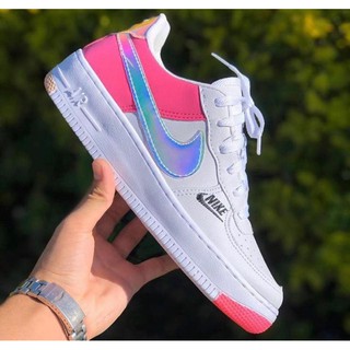 fila disruptor branco e rosa