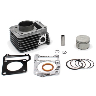 Kit Cilindro Motor Ybr 125 2000 Até 2008/Factor 125 2009 Até 2014 15/Xtz 125 2000 Até 2016 Pistão Anéis Pino Travas Junta