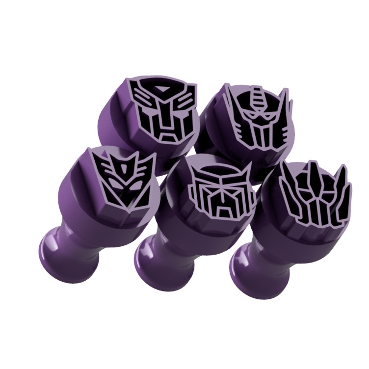 Carimbo para Brigadeiro e Doces - Transformes - Kit com 5 unidades em Oferta na Shopee