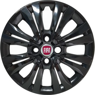 Calota Aro 14 Esportiva Preto Black Piano Strada Palio Uno Mobi Argo Cronos G245pbu