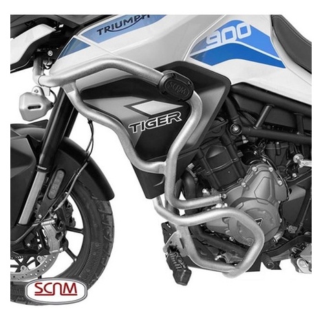Protetor Motor Carenagem Prata Tiger 900 2020 em Diante - Original Scam