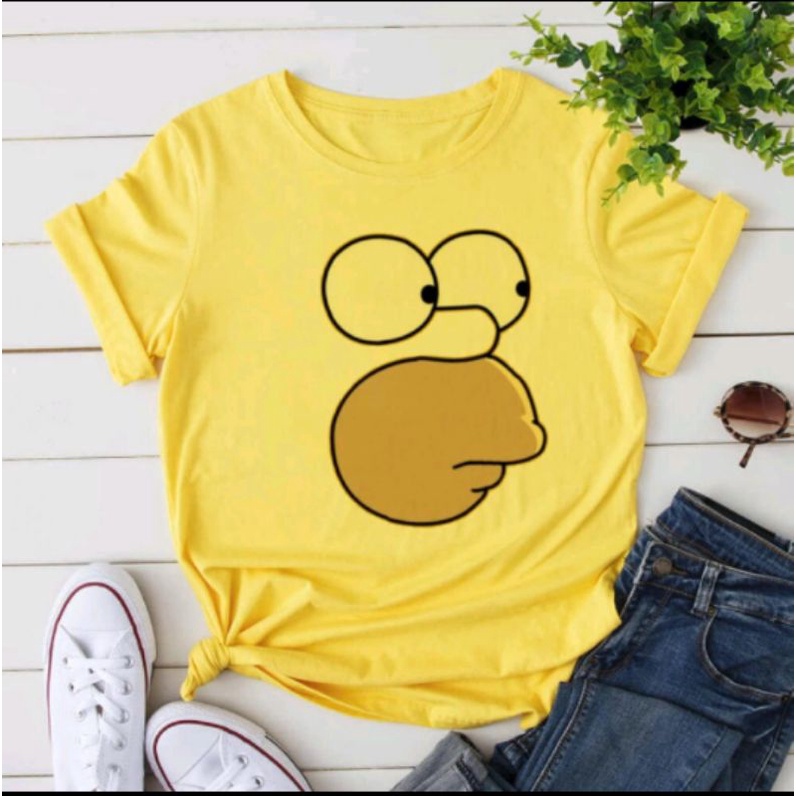 Camiseta Personalizada Homer Simpson Camisa The Simpsons Desenho Anime T Shirt Masculina E 2352