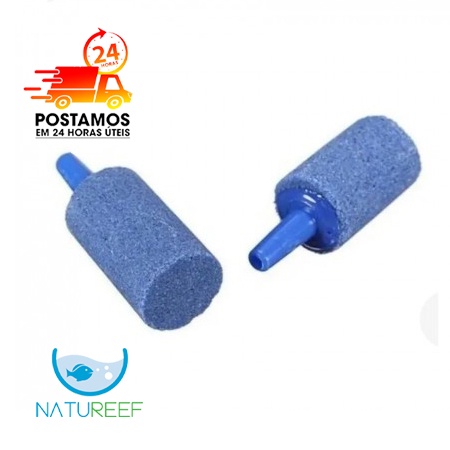 Pedra porosa cilindrica para compressor de ar oxigenação de aquário