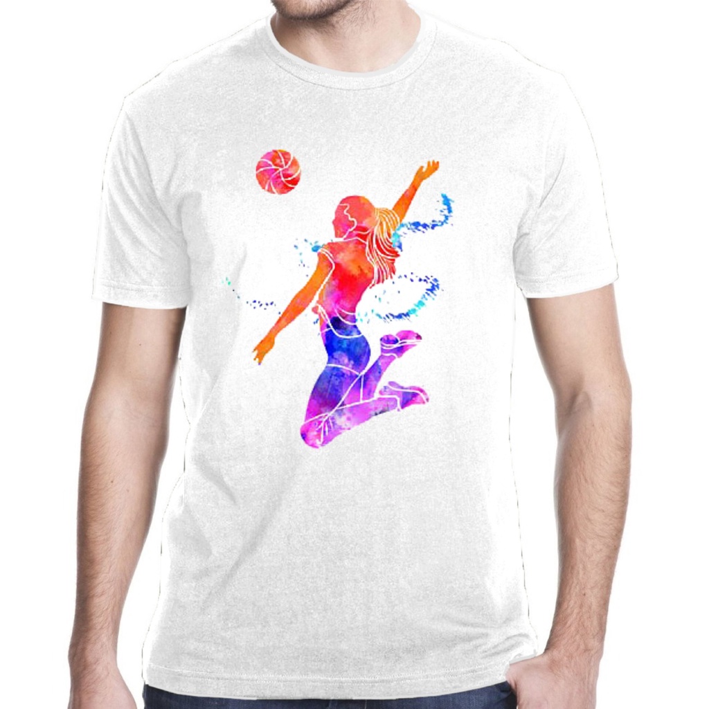 Camiseta Estampa Multicor Esporte Volei 30