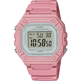 Relógio Casio Feminino Digital Rosa W-218Hc-4Avdf