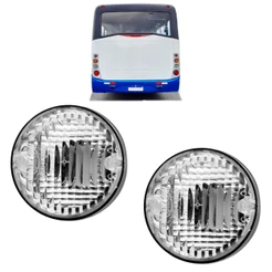 KIT 2 Lanterna Traseira Ré Ônibus Citimax Ideale Senior Citmax 9.5cm