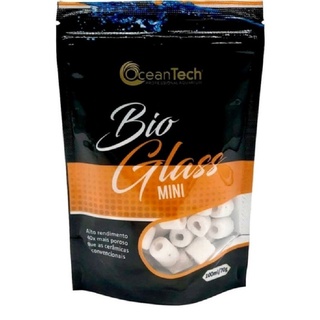 Mídia Biológica Ocean Tech Bio Glass Mini 70gr/100ml Alto Rendimento Para Aquário