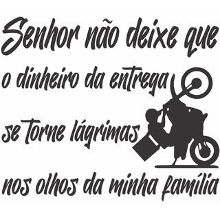 Adesivo Frase Moto Carro Vidro Tanque De Moto Shopee Brasil