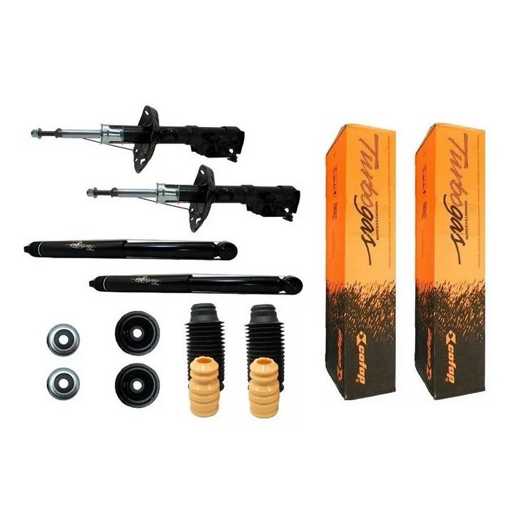 Kit 4 Amortecedor Cofap HONDA CITY 2010 2011 2012 2013 2014 + Kit Batente Axios