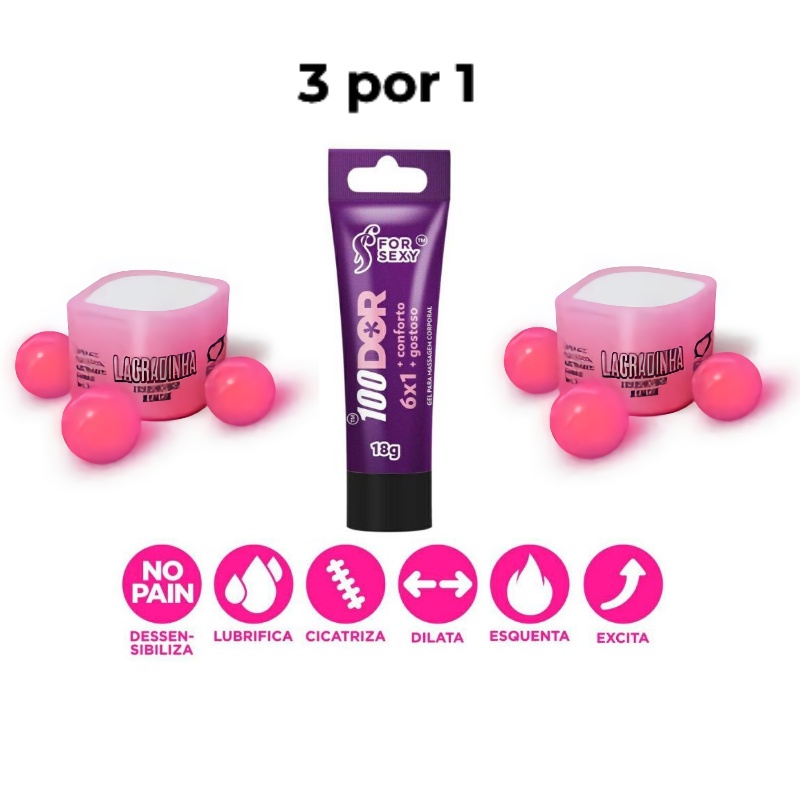 Kit Lubrificante Anal  Gel Adstringente Apertadinha  Sexshop em Oferta na Shopee