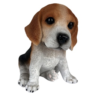 Enfeite Decorativo Pequeno Jardim Cachorro Beagle Resina em Oferta na Shopee