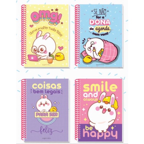 AGENDA PERMAMENTE GRANDE, KAWAII COOL, PAPERCOLLOR