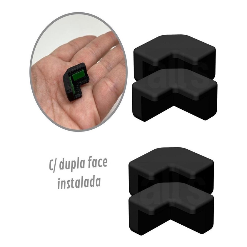 Protecao Quina Bebe Batida Mesa Balcao Com Fita Dupla Face