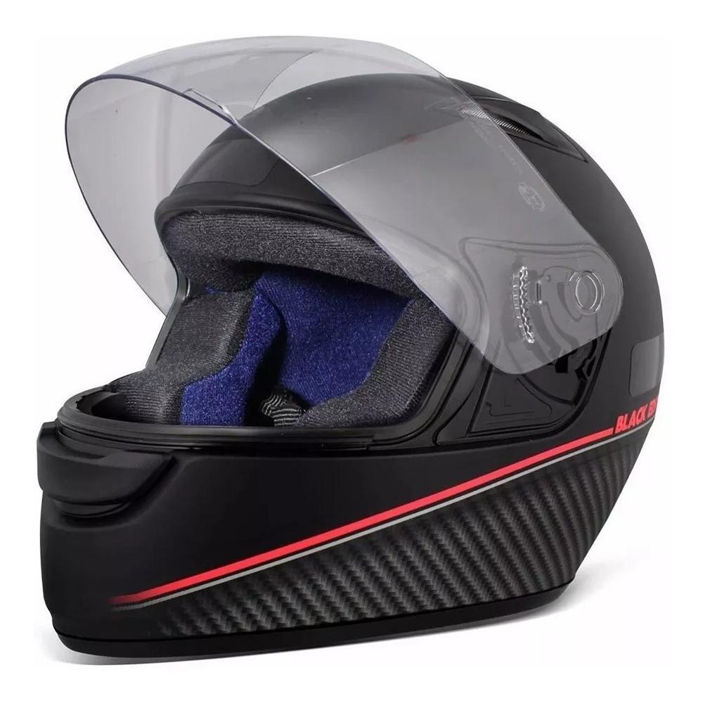 Capacete Moto Ebf New Spark Black Edition Fechado Fosco Shopee Brasil