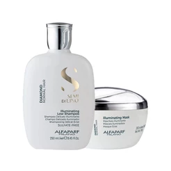 Kit Alfaparf SDL Diamond - Shampoo 250ml + Máscara 200ml
