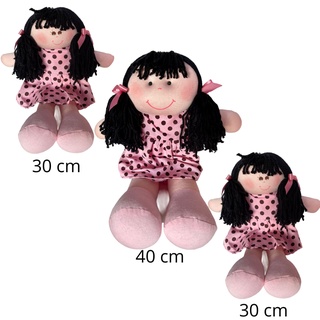 Trio de bonecas de pano enfeite para nicho decoração direto da fábrica