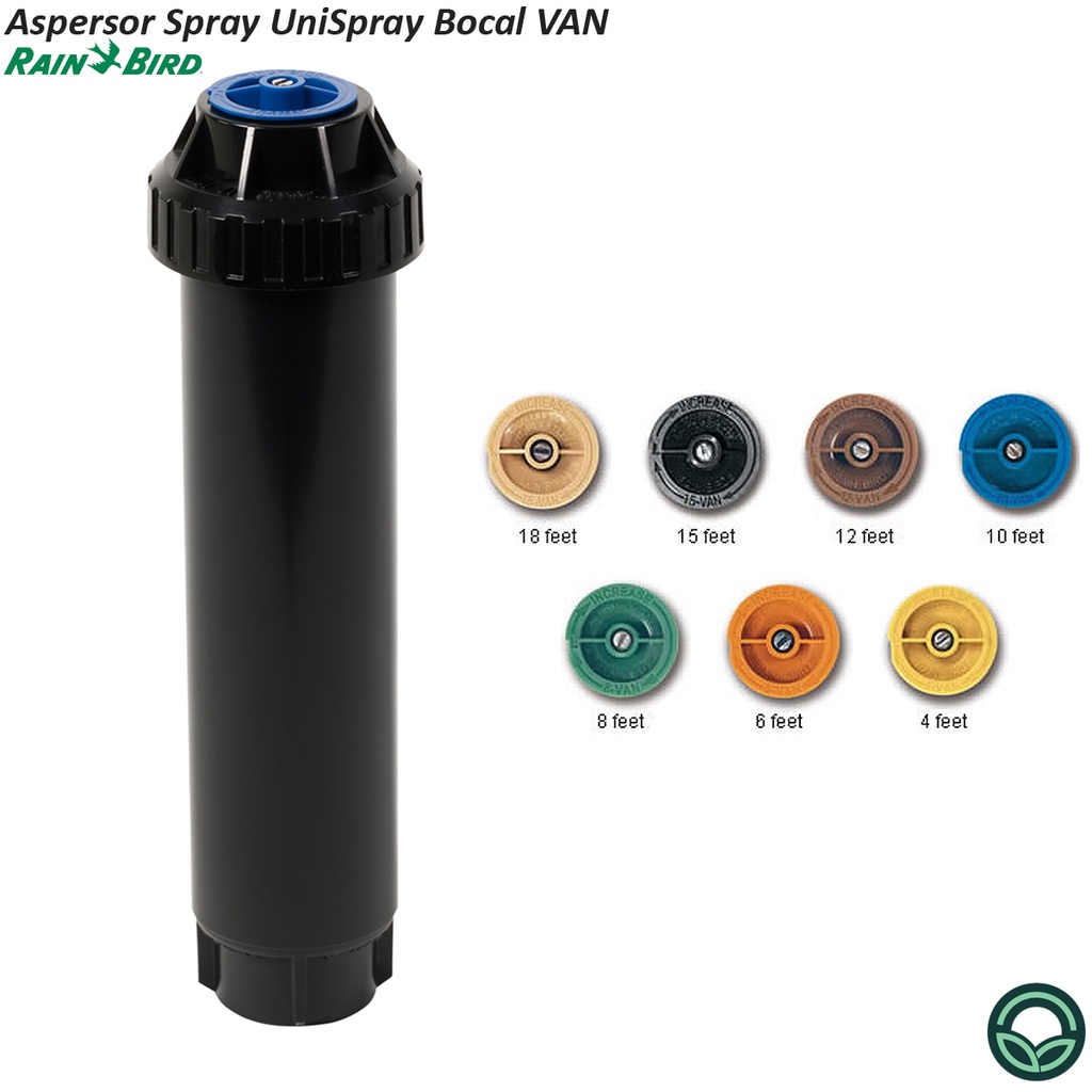 Aspersor Spray Uni-spray Rain Bird com bocal VAN (Escamoteável)