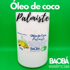 Óleo de Coco Palmiste - Gordura Vegetal - 900 g