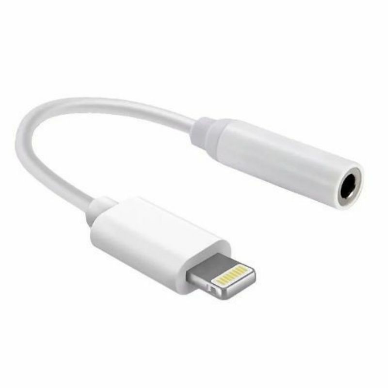 Cabo Adaptador Lightning Para Conector De Fone De Ouvido De 3,5mm Para Apple Iphone 7 E 7 Plus