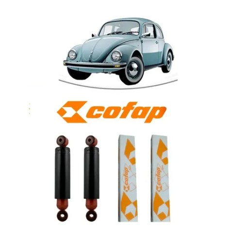 Par Amortecedor Traseiro Fusca Brasilia Kombi Variant 27448