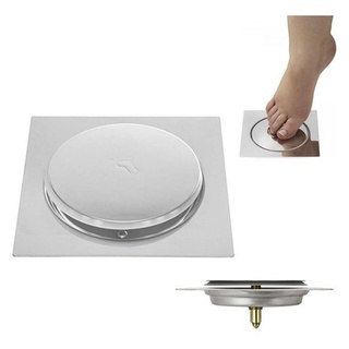 Ralo Click Inteligente Pop Up Click 15x15 Cm Inox Dc 9001