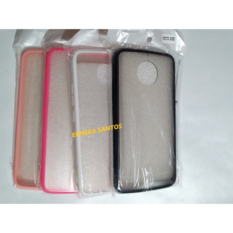 Capa Capinha Compatível Moto G5 S Fosca Borda Colorida