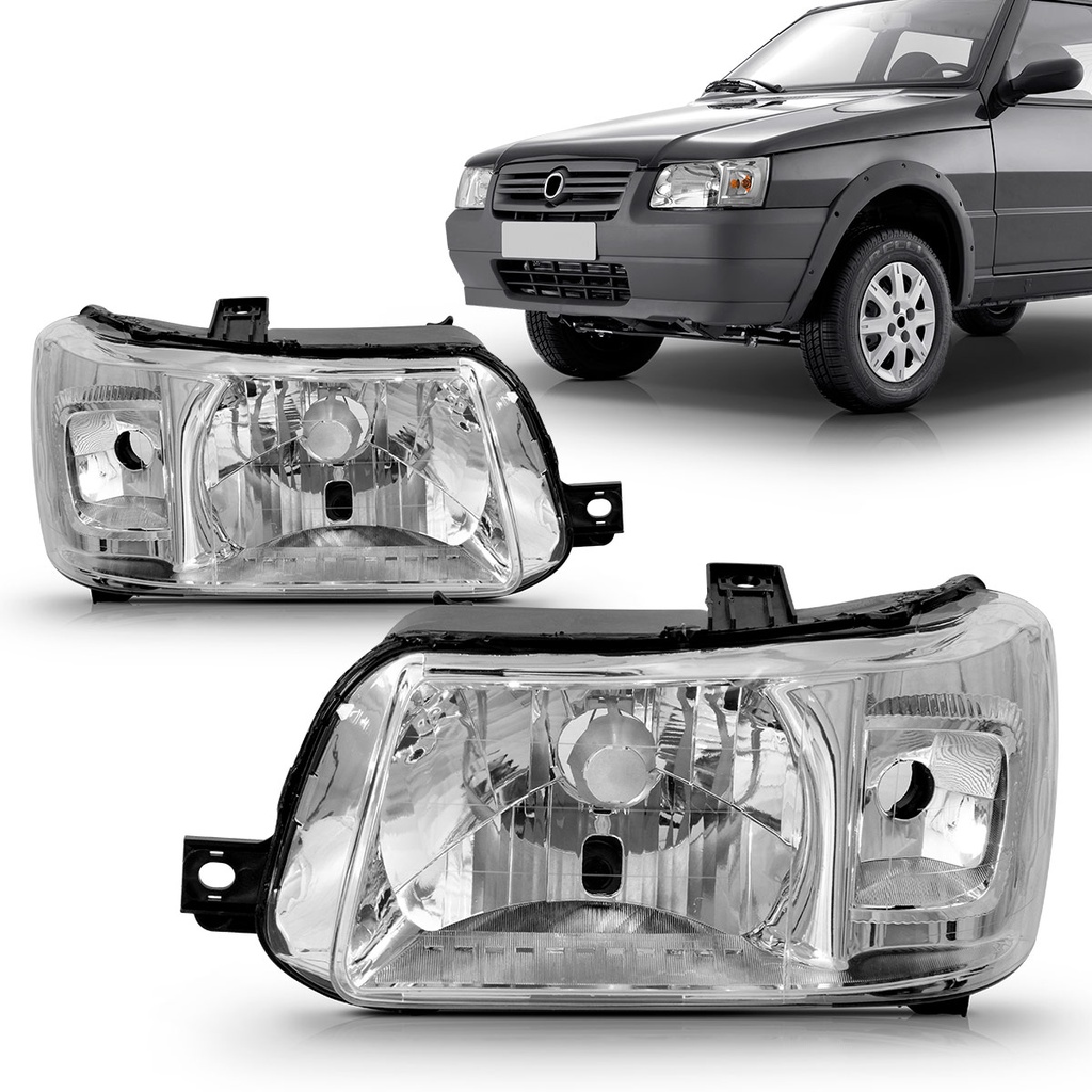 Par Farol Uno Fiorino 2004 2005 2006 2007 2008 2009 2010 2011 2012 2013 Cromado