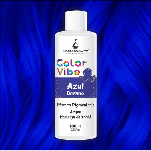 Tinta Tonalizante - Azul Oceano - Color Vibe Gota do Mato 100ml
