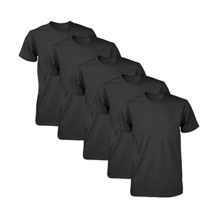 Kit de 5 Camisetas Dry Fit Masculina Part.B Preta
