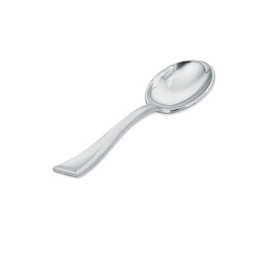 Mini Colher Premium Prata - 30 un  - Silver Festas