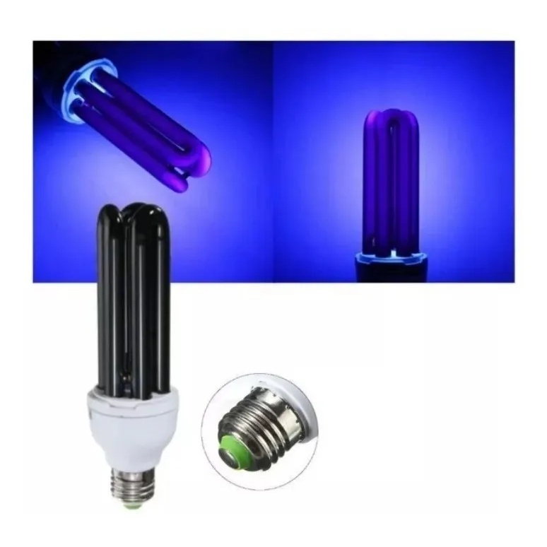 Lâmpada Fluorescente Luz Negra 36w Efeito Neon Festa e Decorações