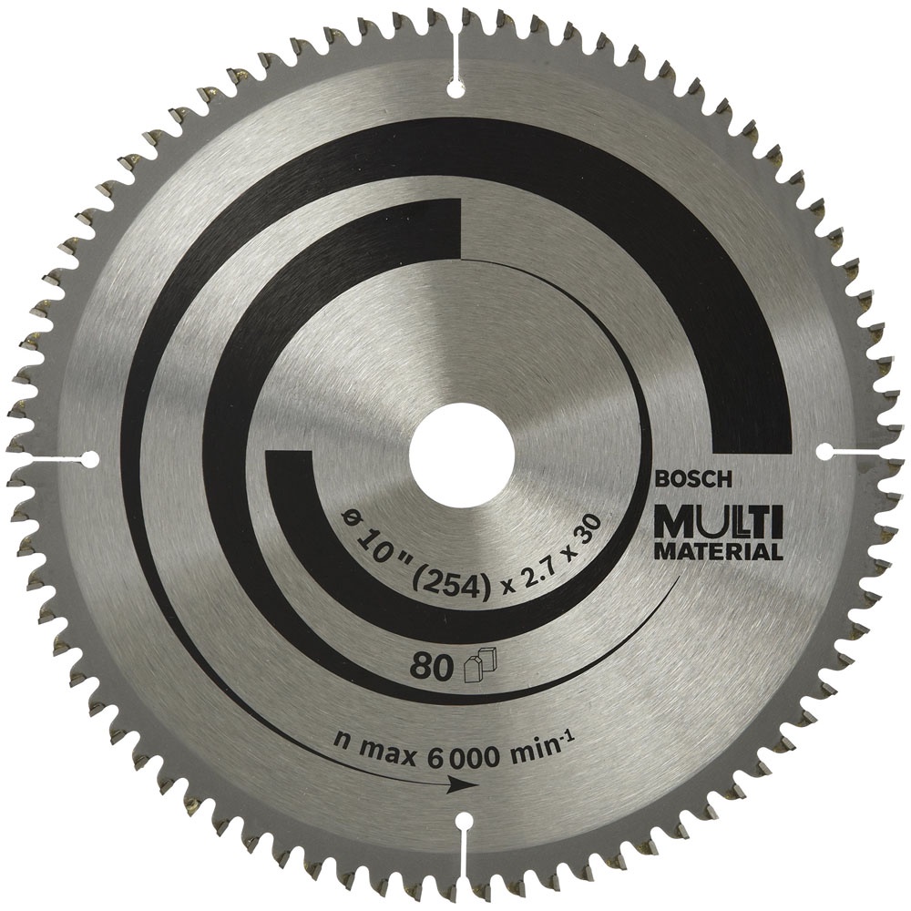 Disco de Serra 254mm MultiMaterial Bosch 80 Dentes de Widea PRO - 10" em Oferta na Shopee