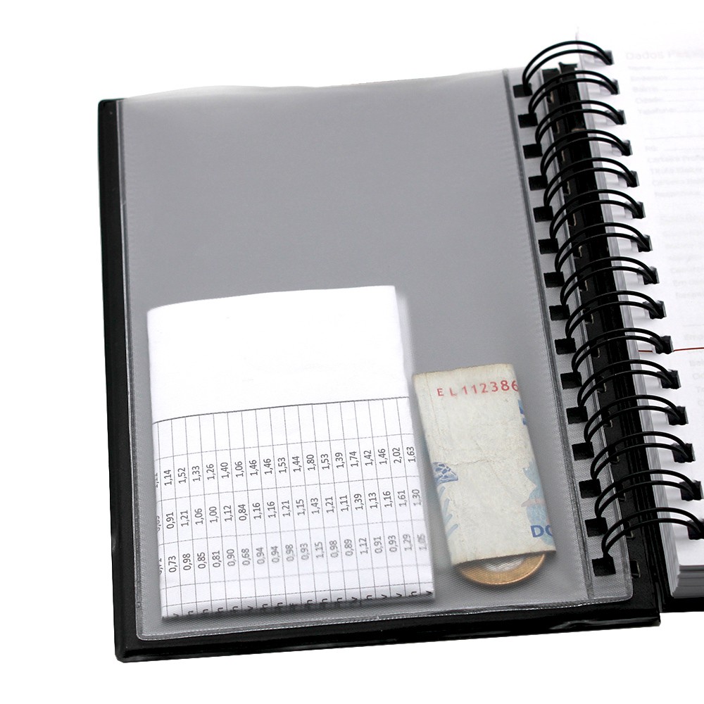 Envelope Canguru Para Agendas e Cadernos Diversos Tamanhos - PVC Sarja em Oferta na Shopee