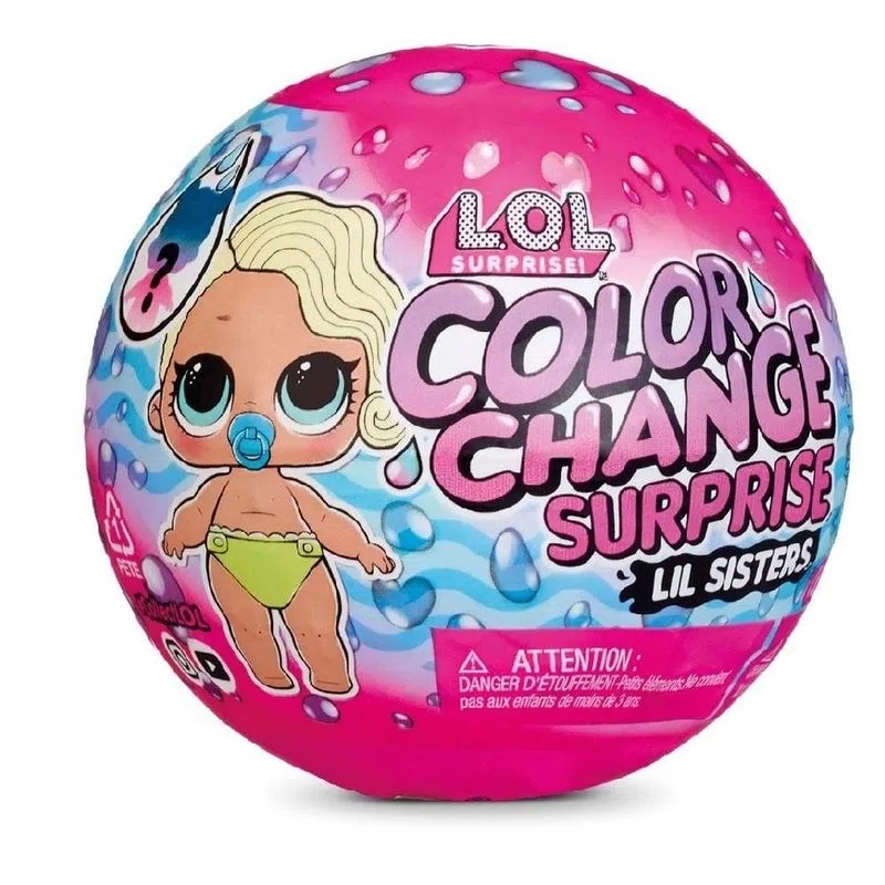 LOL Surprise Color Change Lil Sisters - Candide Sortida | Shopee Brasil