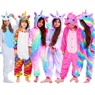 Pijama Infantil Crianças baju tidur kanak budak onesies Meninos Meninas Trajes Animais em Oferta na Shopee