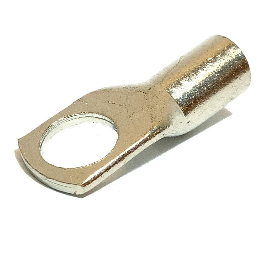 6x Ponteiras 50mm Terminais Olhais para Condutores Flexíveis Compressão Bateria