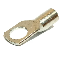 6x Ponteiras 50mm Terminais Olhais para Condutores Flexíveis Compressão Bateria