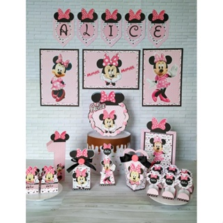 Kit Minnie Rosa ou Vermelha em Oferta na Shopee