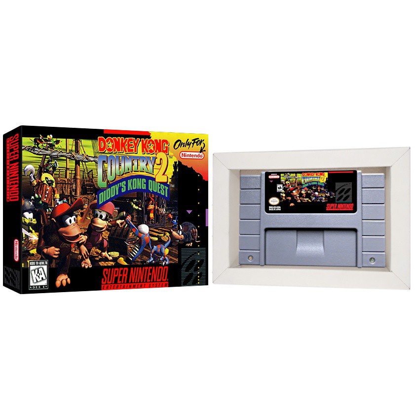 Cartucho de Super Nintendo Donkey Kong Country 2